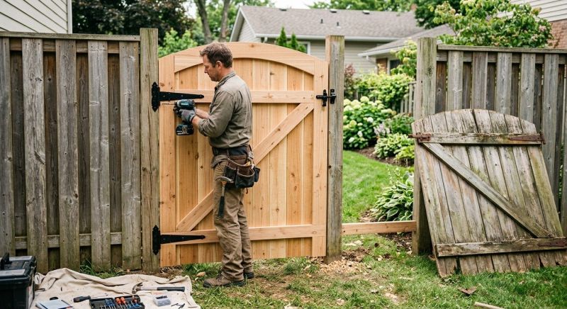 Gate Hinge Adjustment
